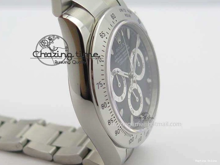 0219 Functional Daytona 116520 Noob Best Edition Black Dial On SS Bracelet A2824 (Same Thickness as Genuine) 3827